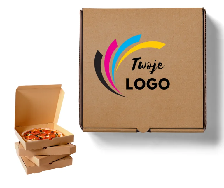Pudełko na pizzę  32 x 32 cm TWOJE LOGO 50 szt
